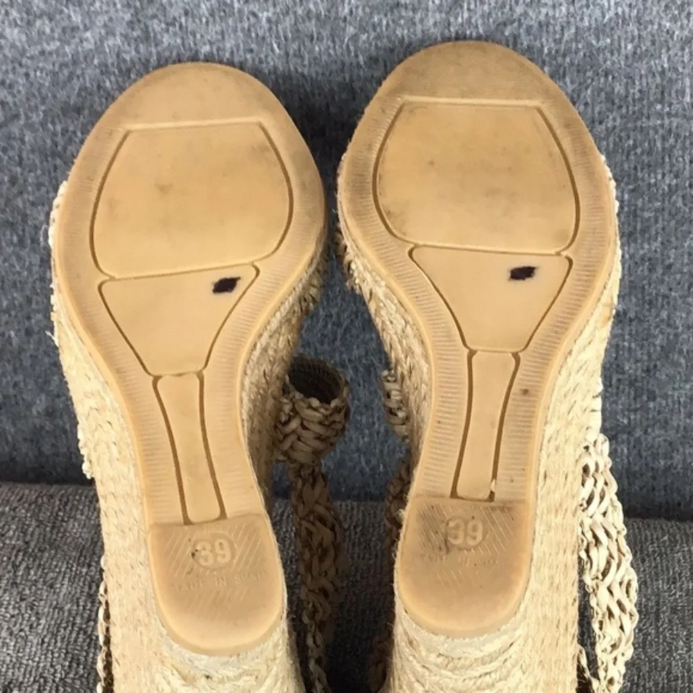 Jean-Michel Cazabat Espadrilles Wedge Sandals Sz‎ 8.5